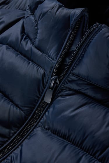 Men - Quilted jacket - dark blue