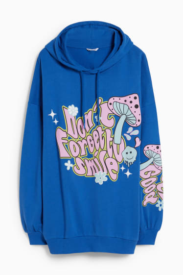 Donna - CLOCKHOUSE - felpa con cappuccio - blu