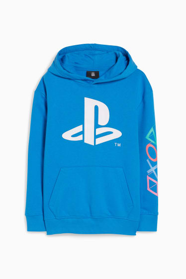 Enfants garçons - PlayStation - sweat à capuche - bleu