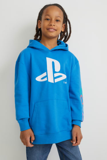 Bambini - PlayStation - felpa con cappuccio - blu