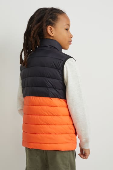 Kinderen - Gewatteerde bodywarmer - oranje