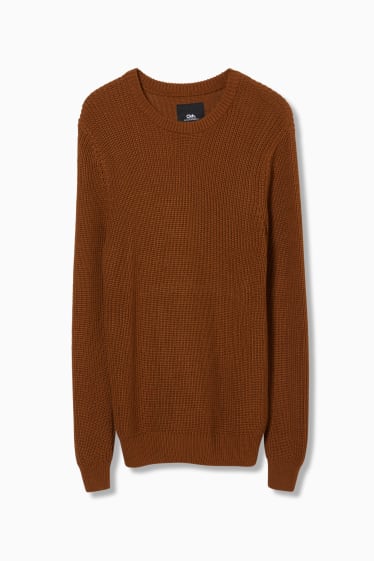 Hommes - Pull - marron