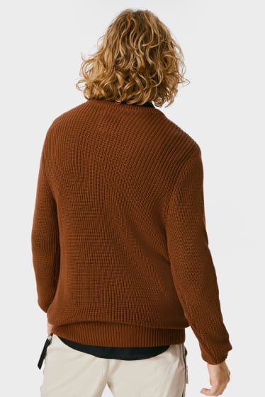 Hommes - Pull - marron