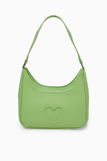 Mujer - CLOCKHOUSE - bolso de hombro pequeño - polipiel - verde claro