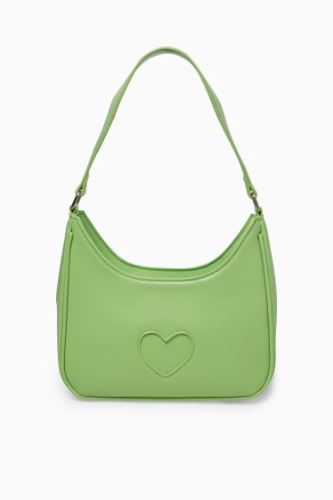 Donna - CLOCKHOUSE - borsetta da spalla - similpelle - verde chiaro