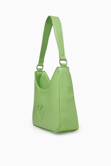 Mujer - CLOCKHOUSE - bolso de hombro pequeño - polipiel - verde claro