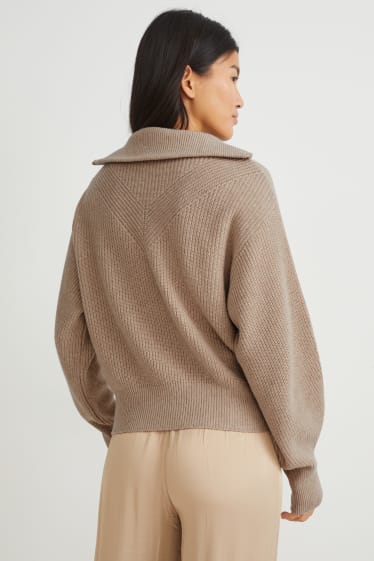 Femmes - Pullover - beige clair