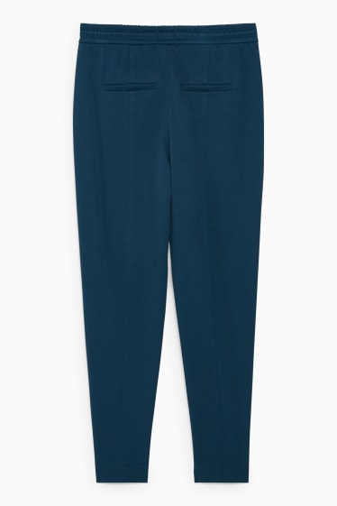 Dames - Pantalon - mid waist - tapered fit - groen