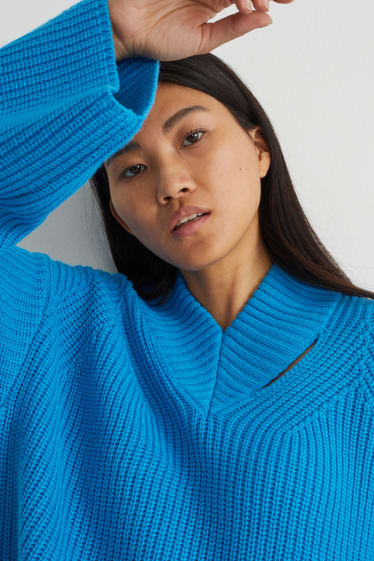 Kobiety - Sweter - niebieski