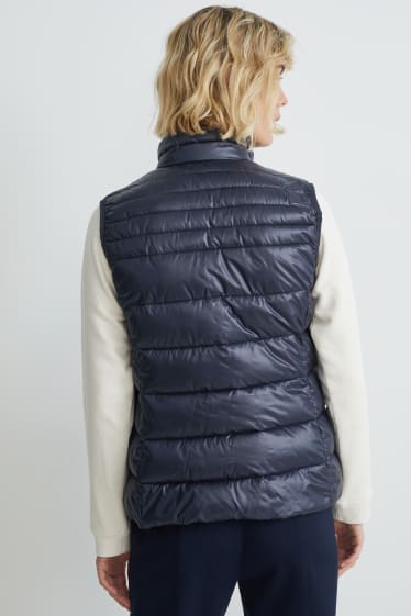 Donna - Gilet trapuntato - blu scuro