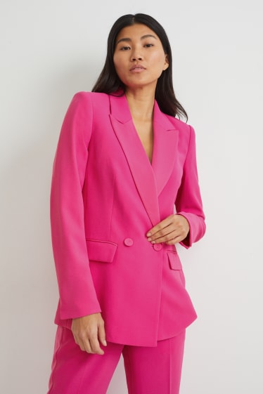 Women - Blazer - regular fit - pink