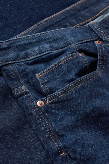 Damen - Straight Jeans - Mid Waist - LYCRA® - jeansblau