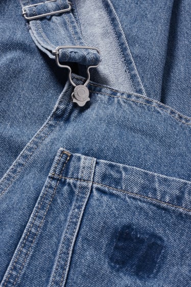 Damen - CLOCKHOUSE - Jeans-Latzhose - Relaxed Fit - helljeansblau