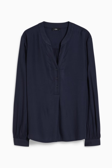 Women - Blouse - dark blue