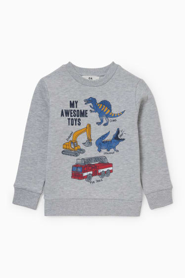 Enfants garçons - Sweat - gris clair chiné