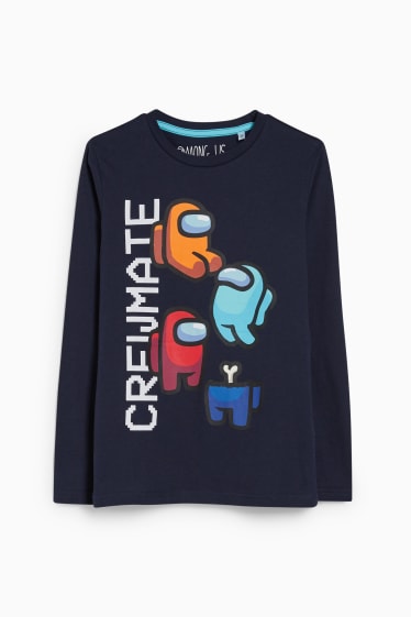 Copii - Băieți - Among Us - pijama - 2 piese - albastru închis