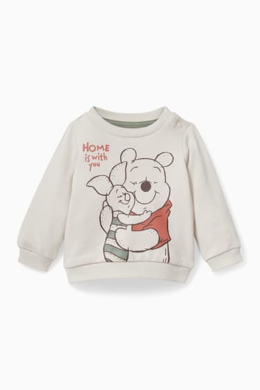 Babys - Winnie Puuh - Baby-Outfit - 2 teilig - beige-melange