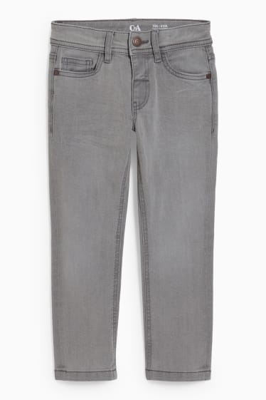Enfants garçons - Jean coupe droite - jean gris clair