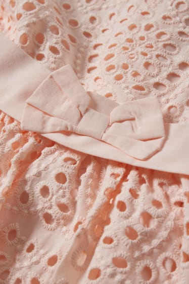 Kinder - Kleid - festlich - apricot