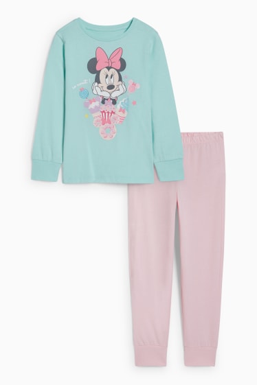 Children Girls - Minnie Mouse - pyjamas - 2 piece - mint green