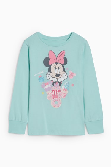 Children Girls - Minnie Mouse - pyjamas - 2 piece - mint green