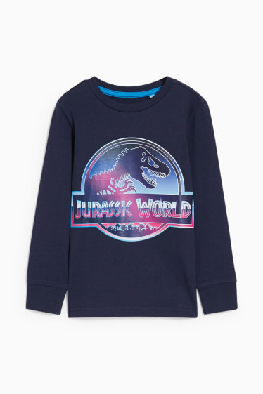 Nen/a - Jurassic World - pijama - 2 peces - blau fosc
