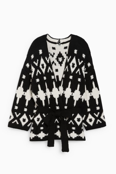 Donna - Cardigan - fantasia - nero / bianco