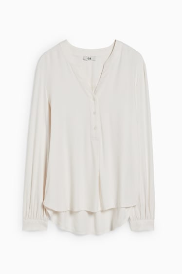 Donna - Blusa - bianco crema