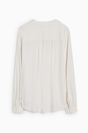 Donna - Blusa - bianco crema