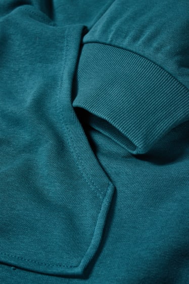 Femmes - CLOCKHOUSE - robe en molleton à capuche - vert