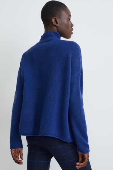 Damen - Pullover - blau