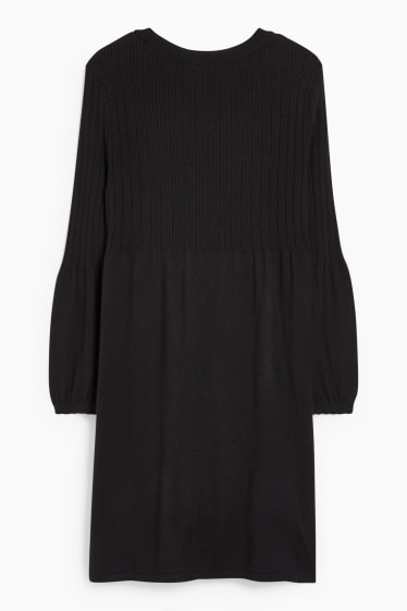 Femei - Rochie din tricot gravide - negru