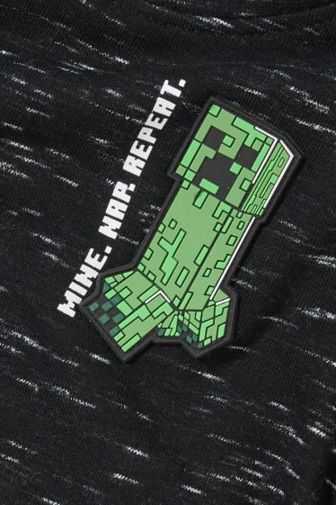 Kinder Jungen - Minecraft - Hoodie - dunkelgrau