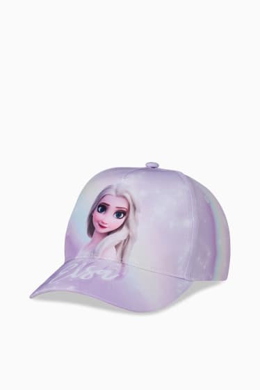 Enfants - La Reine des Neiges - casquette de baseball - violet clair