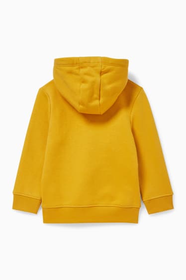 Niños - Excavadora - sudadera con capucha - amarillo