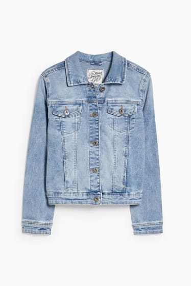 Kinder Mädchen - Jeansjacke - helljeansblau