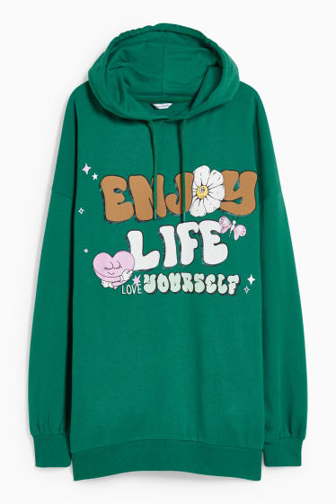 Donna - CLOCKHOUSE - felpa con cappuccio - verde