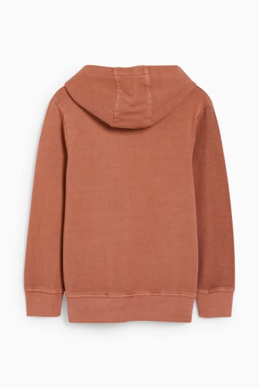 Kinder Buben - Hoodie - dunkelorange