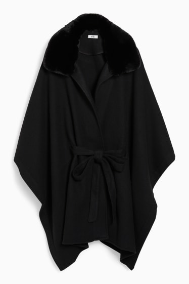 Femmes - Poncho - noir