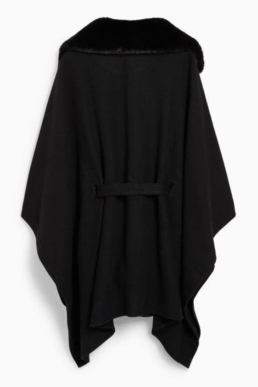 Femmes - Poncho - noir