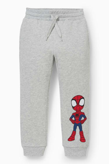 Enfants - Marvel - pantalon de jogging - gris clair chiné