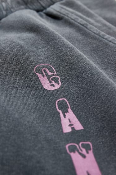 Dona - CLOCKHOUSE - pantalons de xandall - gris fosc