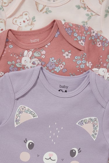 Babys - Set van 3 - rompertje - roze