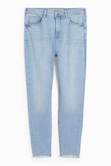 Femei - CLOCKHOUSE - skinny jeans - talie înaltă - denim-albastru deschis