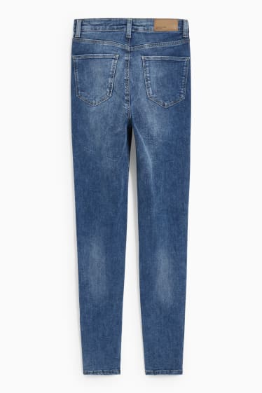 Dames - Curvy jeans - high waist - skinny fit - LYCRA® - jeansblauw