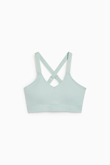 Femmes - Soutien-gorge de sport - ampliforme - yoga - vert menthe