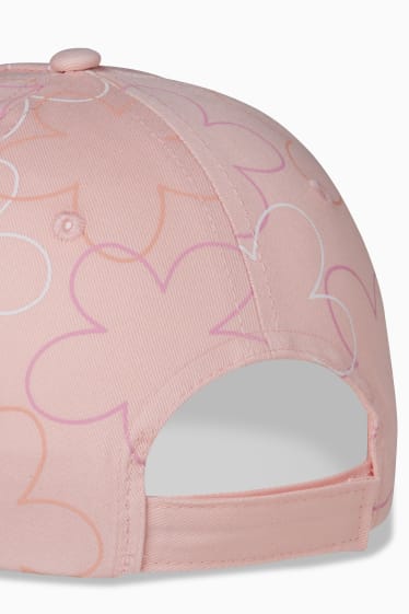 Children Girls - Minnie Mouse - baseball cap - pink