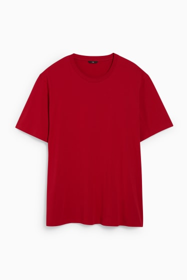 Heren - T-shirt - rood