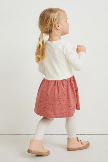 Kinder Mädchen - Multipack 3er - Minnie Maus - Kleid - cremeweiss