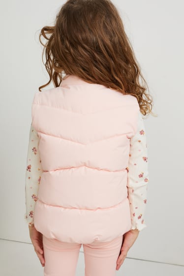 Kinderen - Gewatteerde bodywarmer - roze